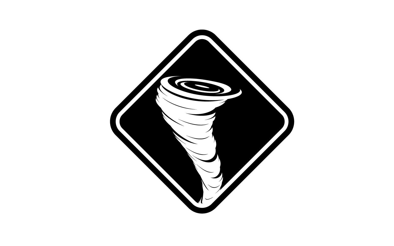 Tornado vortex icon logo vector v40