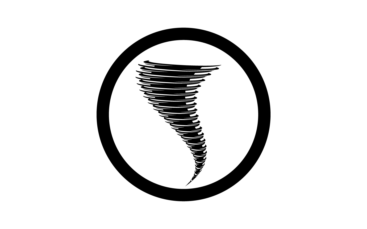 Tornado vortex icon logo vector v41