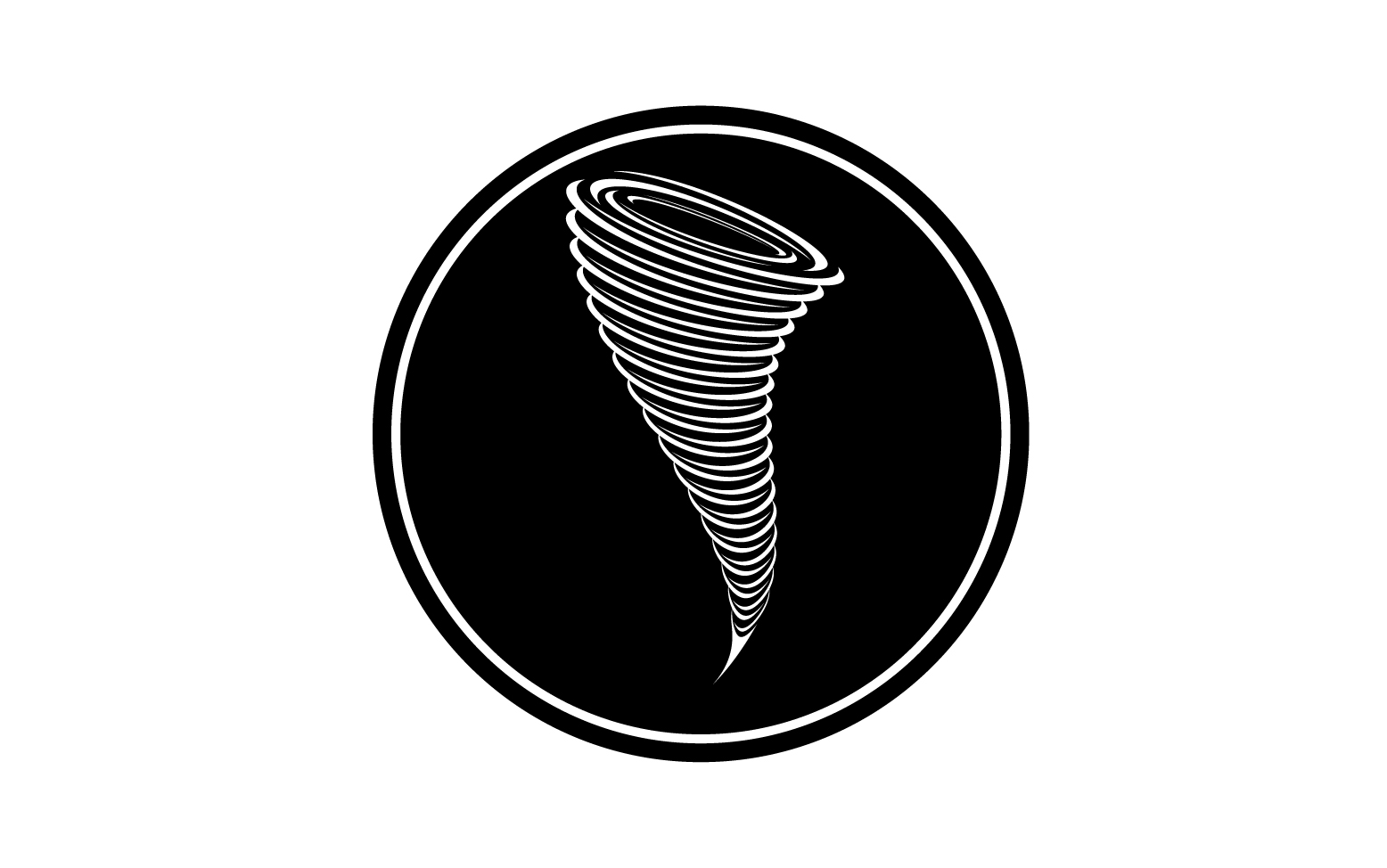 Tornado vortex icon logo vector v52