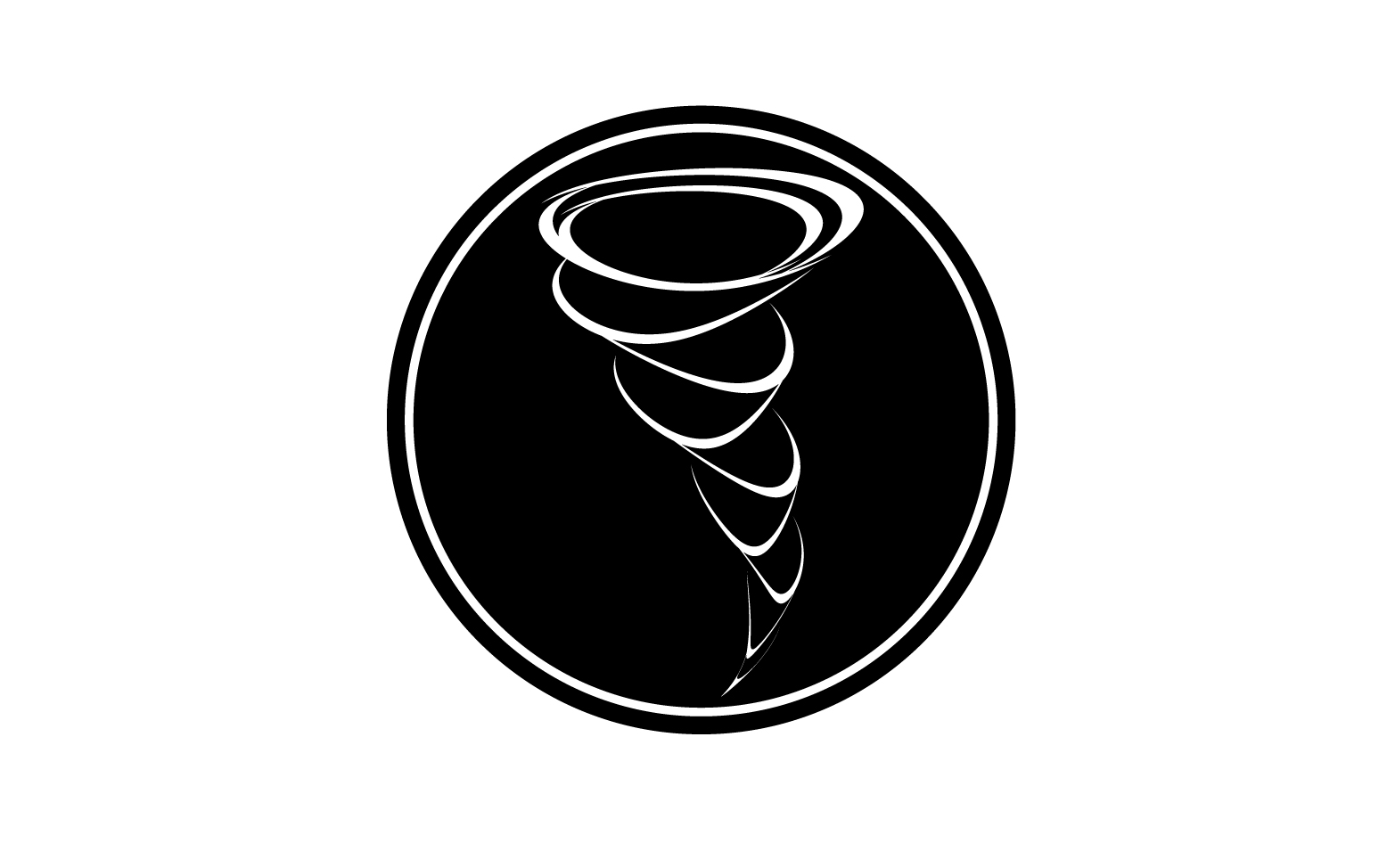 Tornado vortex icon logo vector v54
