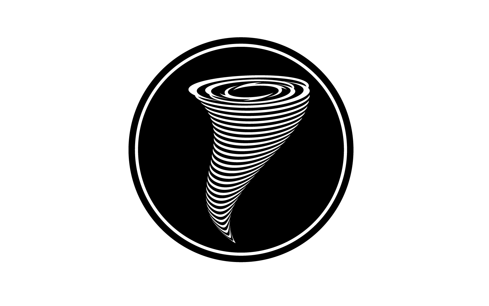Tornado vortex icon logo vector v55
