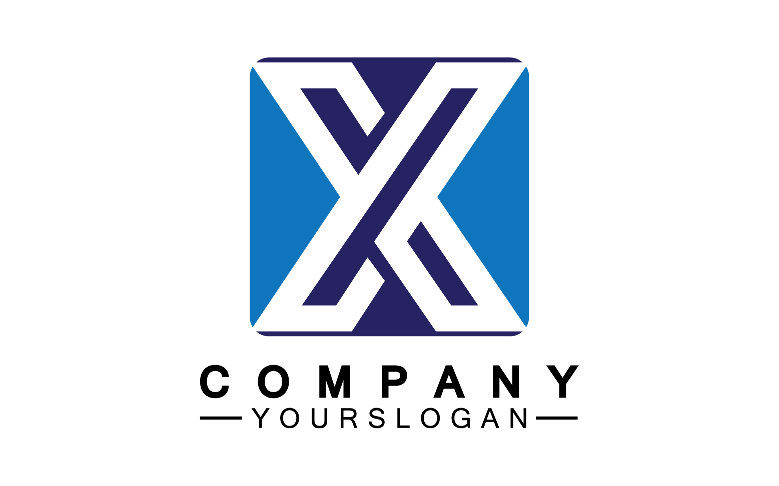 X initial name logo company vector v26