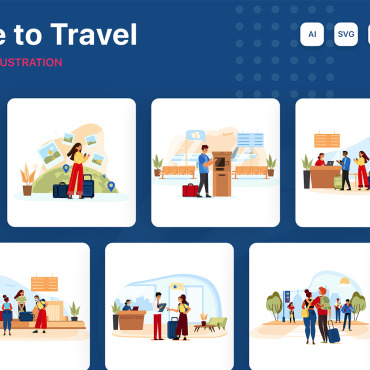 Holiday Journey Illustrations Templates 356611