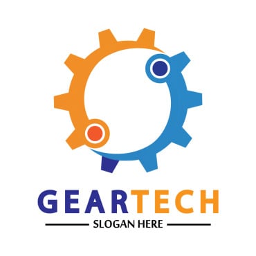 Gear Illustration Logo Templates 356871