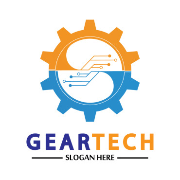 Gear Illustration Logo Templates 356875