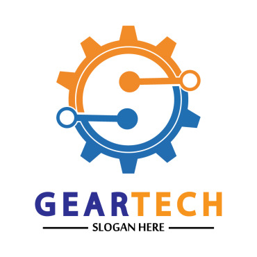 Gear Illustration Logo Templates 356879