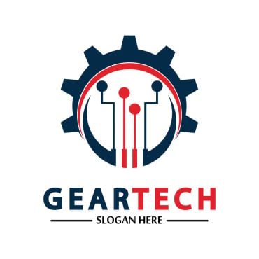 Gear Illustration Logo Templates 356880