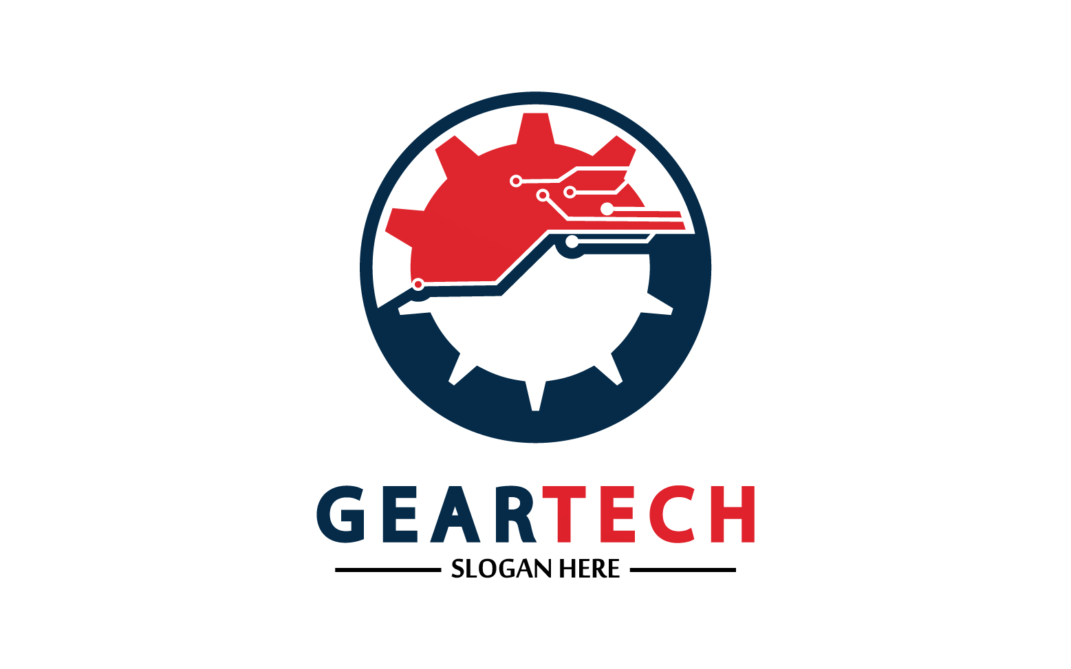 Gear Tech icon  vector logo v11