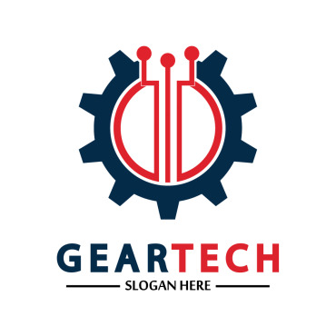 Gear Illustration Logo Templates 356883
