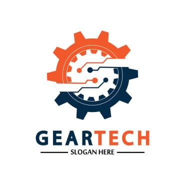 Gear Illustration Logo Templates 356887