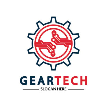 Gear Illustration Logo Templates 356896
