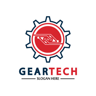 Gear Illustration Logo Templates 356900