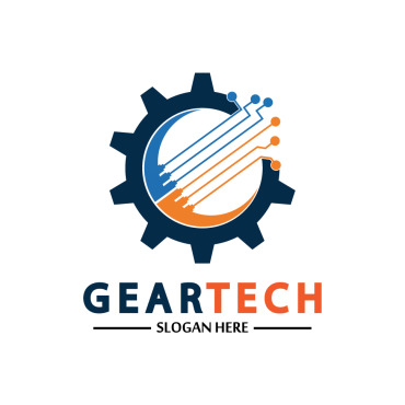 Gear Illustration Logo Templates 356901
