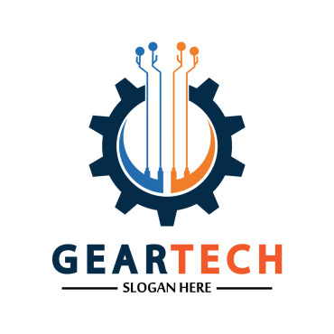 Gear Illustration Logo Templates 356903