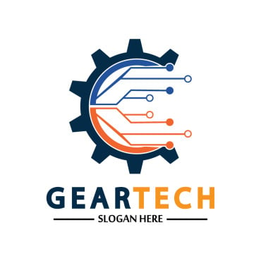 Gear Illustration Logo Templates 356904