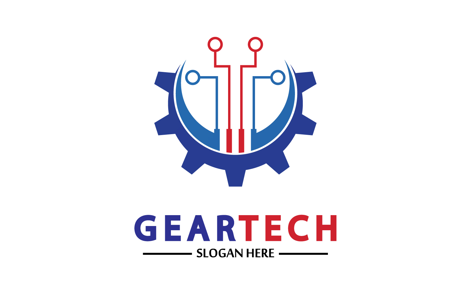 Gear Tech icon  vector logo v40