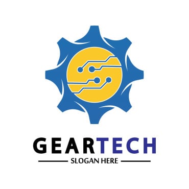 Gear Illustration Logo Templates 356908