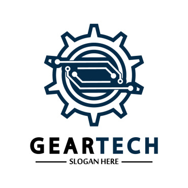 Gear Illustration Logo Templates 356910
