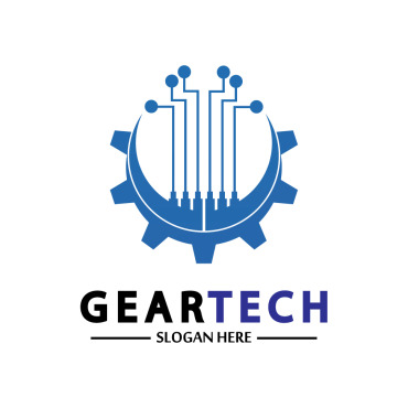 Gear Illustration Logo Templates 356911