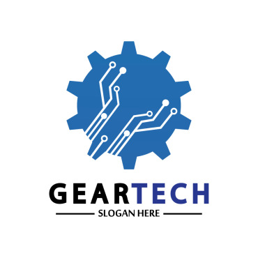 Gear Illustration Logo Templates 356912