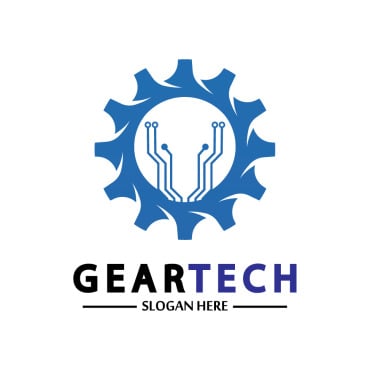 Gear Illustration Logo Templates 356913