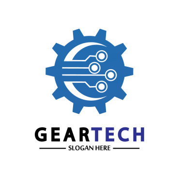 Gear Illustration Logo Templates 356914