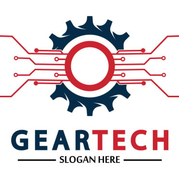 Gear Illustration Logo Templates 356918