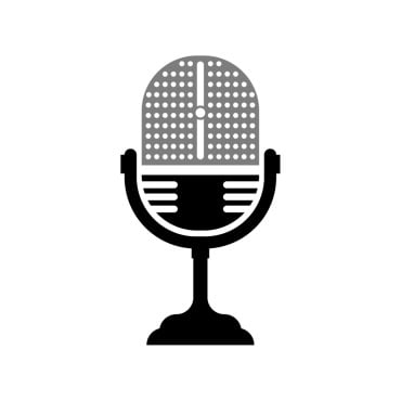 Broadcasting Microphone Logo Templates 357052