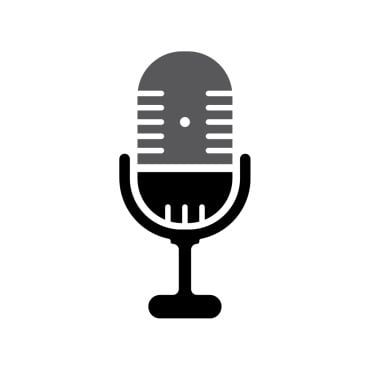 Broadcasting Microphone Logo Templates 357054