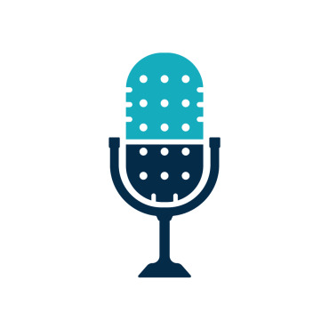 Broadcasting Microphone Logo Templates 357059
