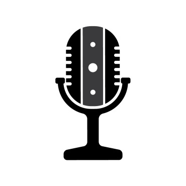 Broadcasting Microphone Logo Templates 357063