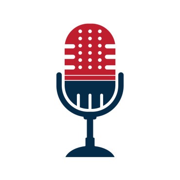 Broadcasting Microphone Logo Templates 357070