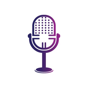Broadcasting Microphone Logo Templates 357073