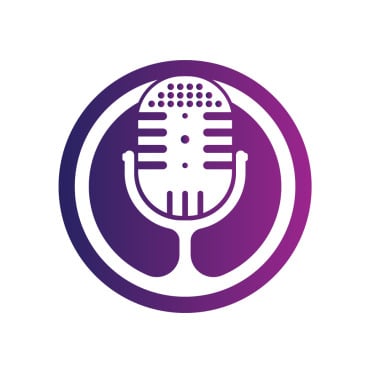Broadcasting Microphone Logo Templates 357080