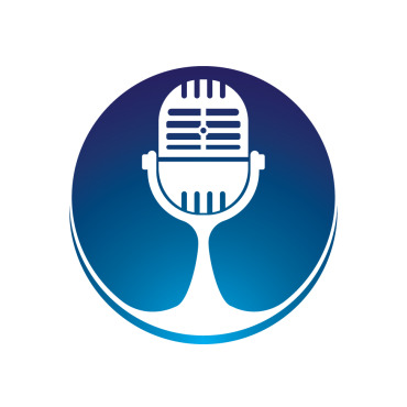 Broadcasting Microphone Logo Templates 357083