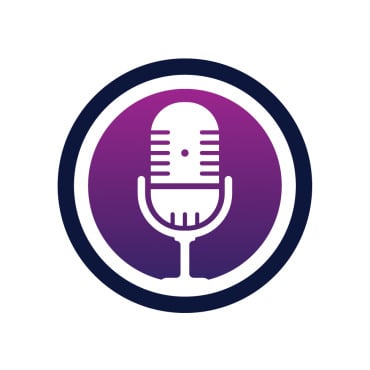 Broadcasting Microphone Logo Templates 357086