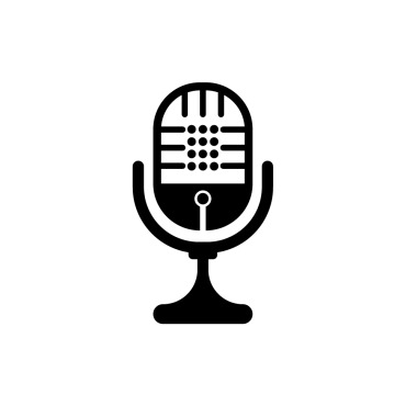 Broadcasting Microphone Logo Templates 357088