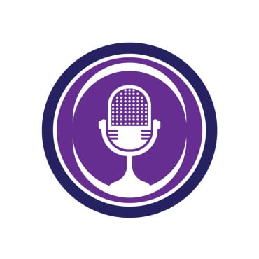 Broadcasting Microphone Logo Templates 357092
