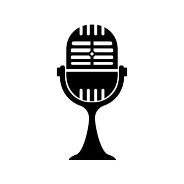 Broadcasting Microphone Logo Templates 357093