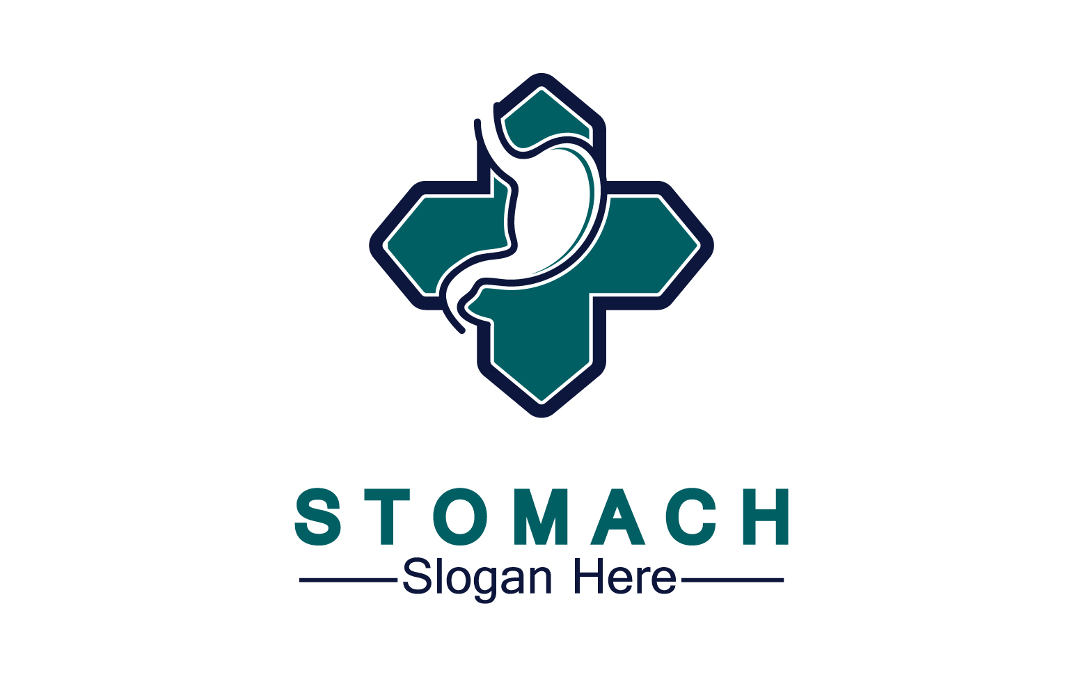 Health stomach icon logo vector template logo v31