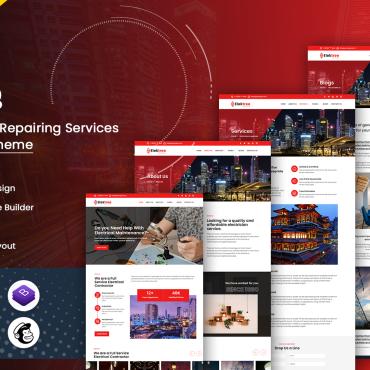 Electrical Electrical WordPress Themes 357419