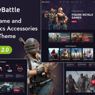 Gaming Mobile Shopify Themes 357435