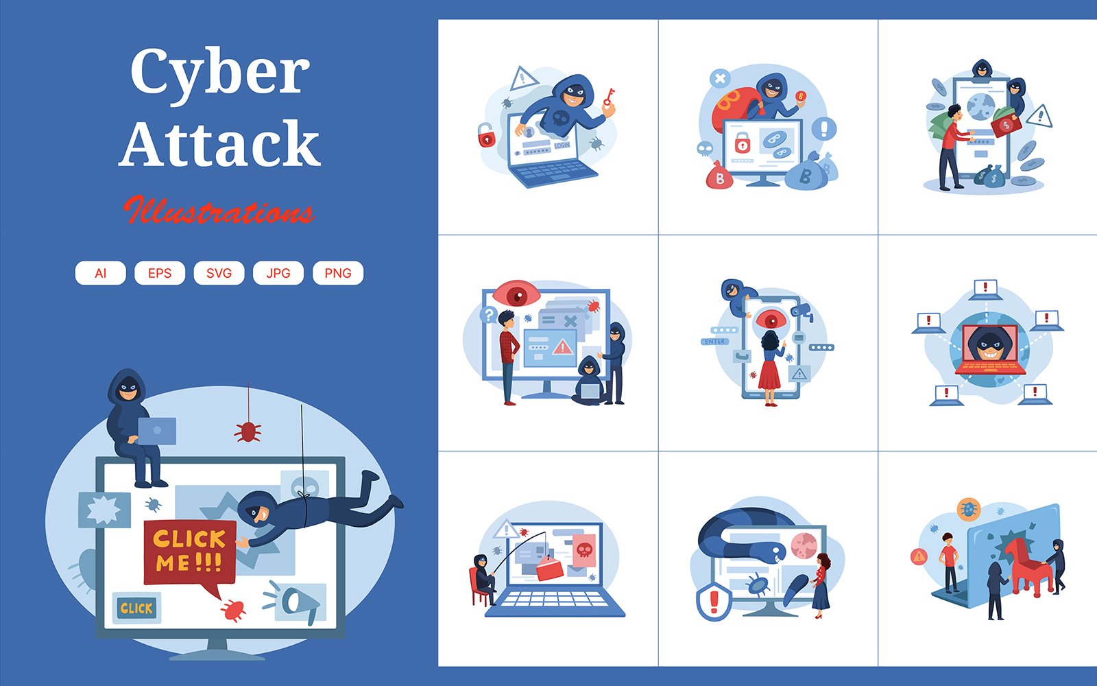 M404_ Cyber Attack Illustration Pack