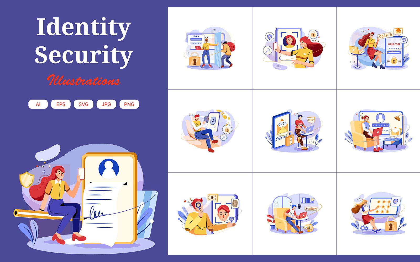 M410_ Identity Security Illustration Pack