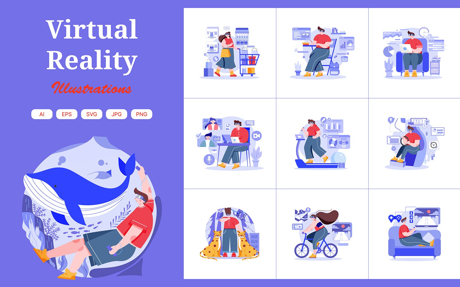 M413_Virtual Reality Illustration Pack