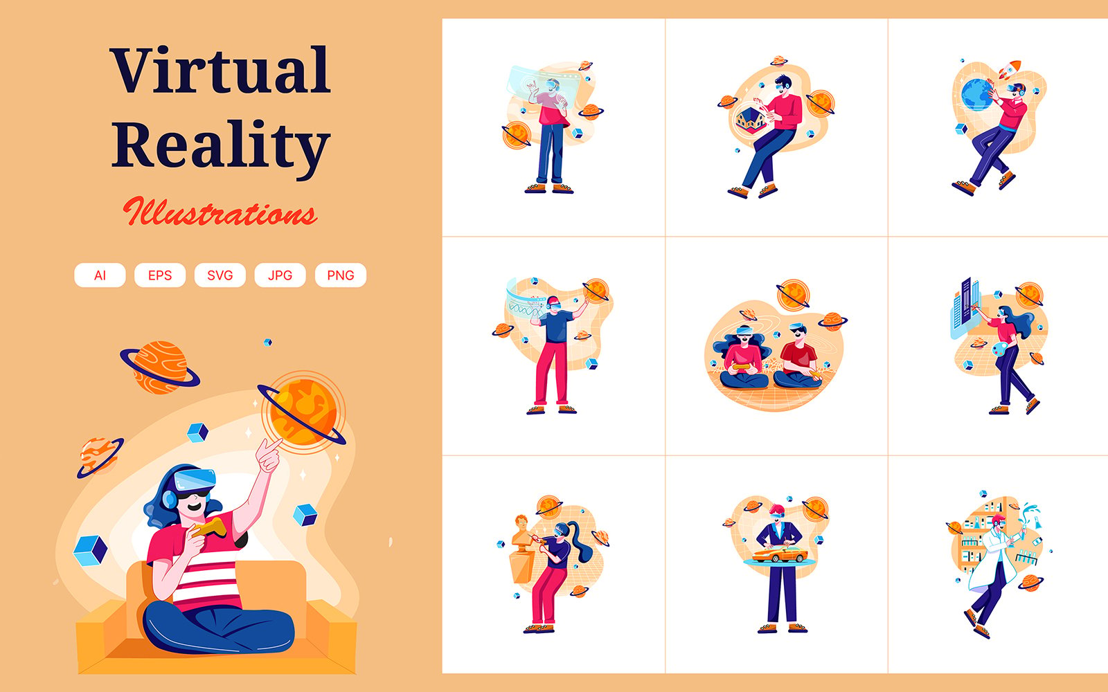 M415_ Virtual Reality Illustration Pack