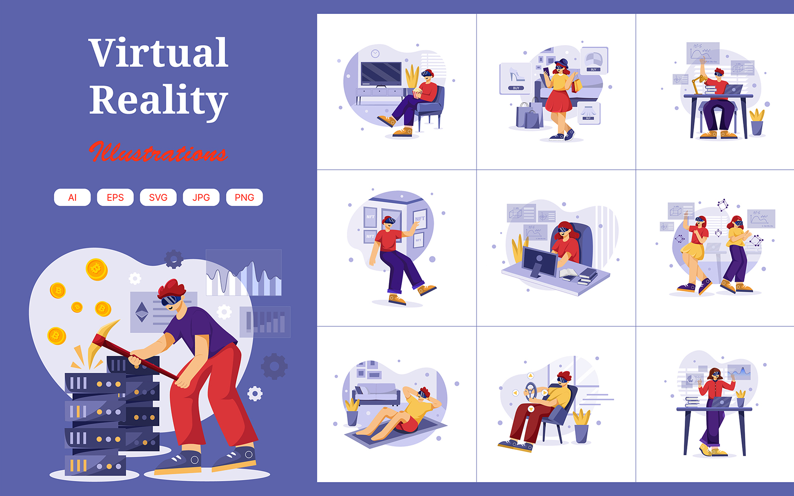 M426_ Virtual Reality Illustration Pack