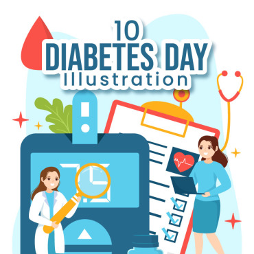 World Diabetes Illustrations Templates 357485