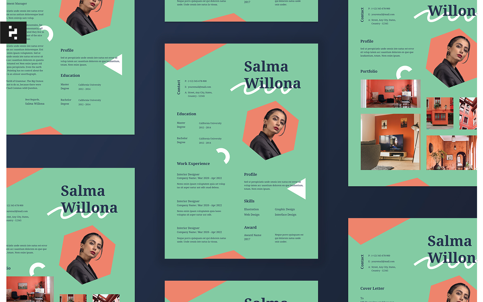 Creative Minimal CV Resume