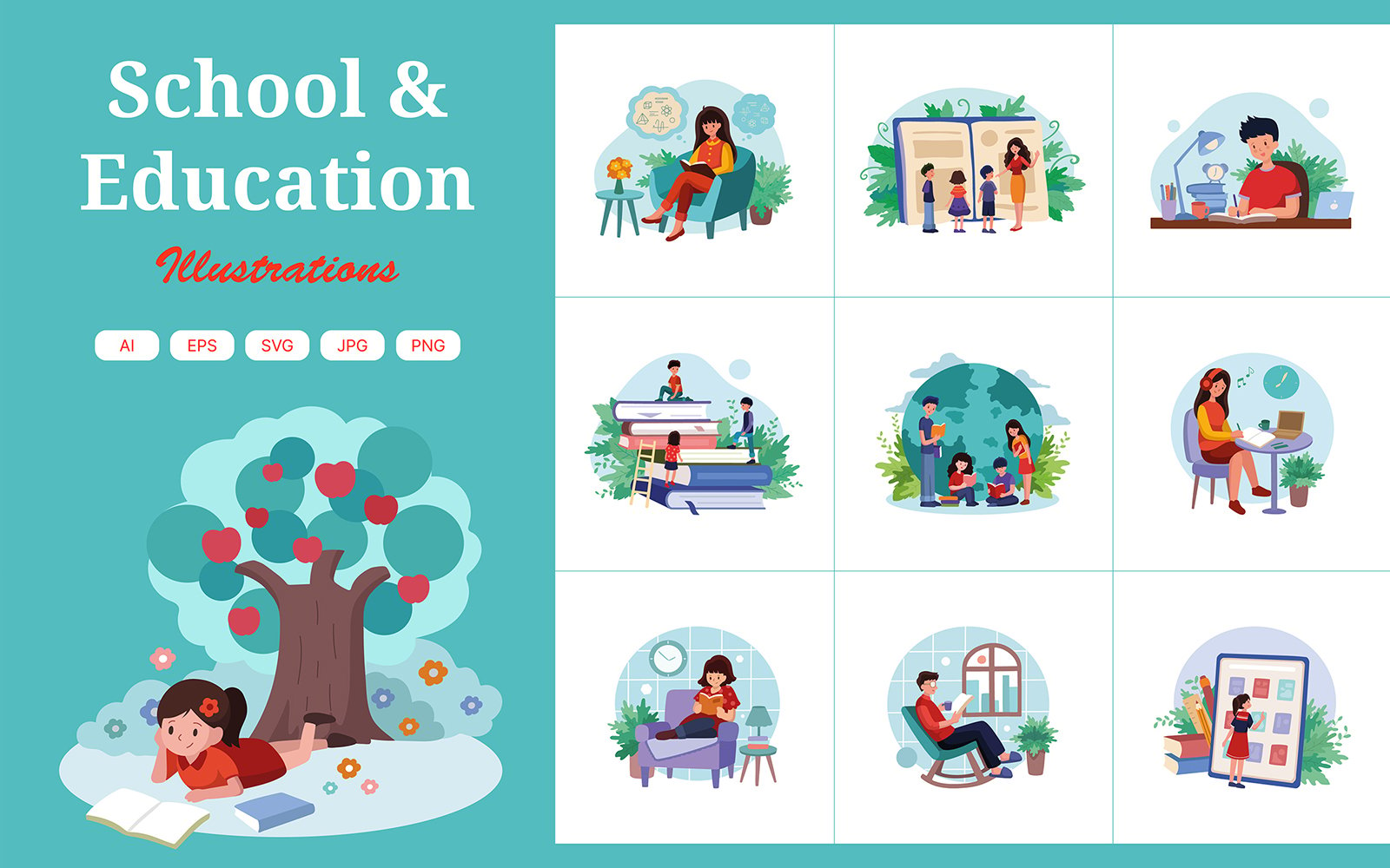 M441_ Education Illustration Pack